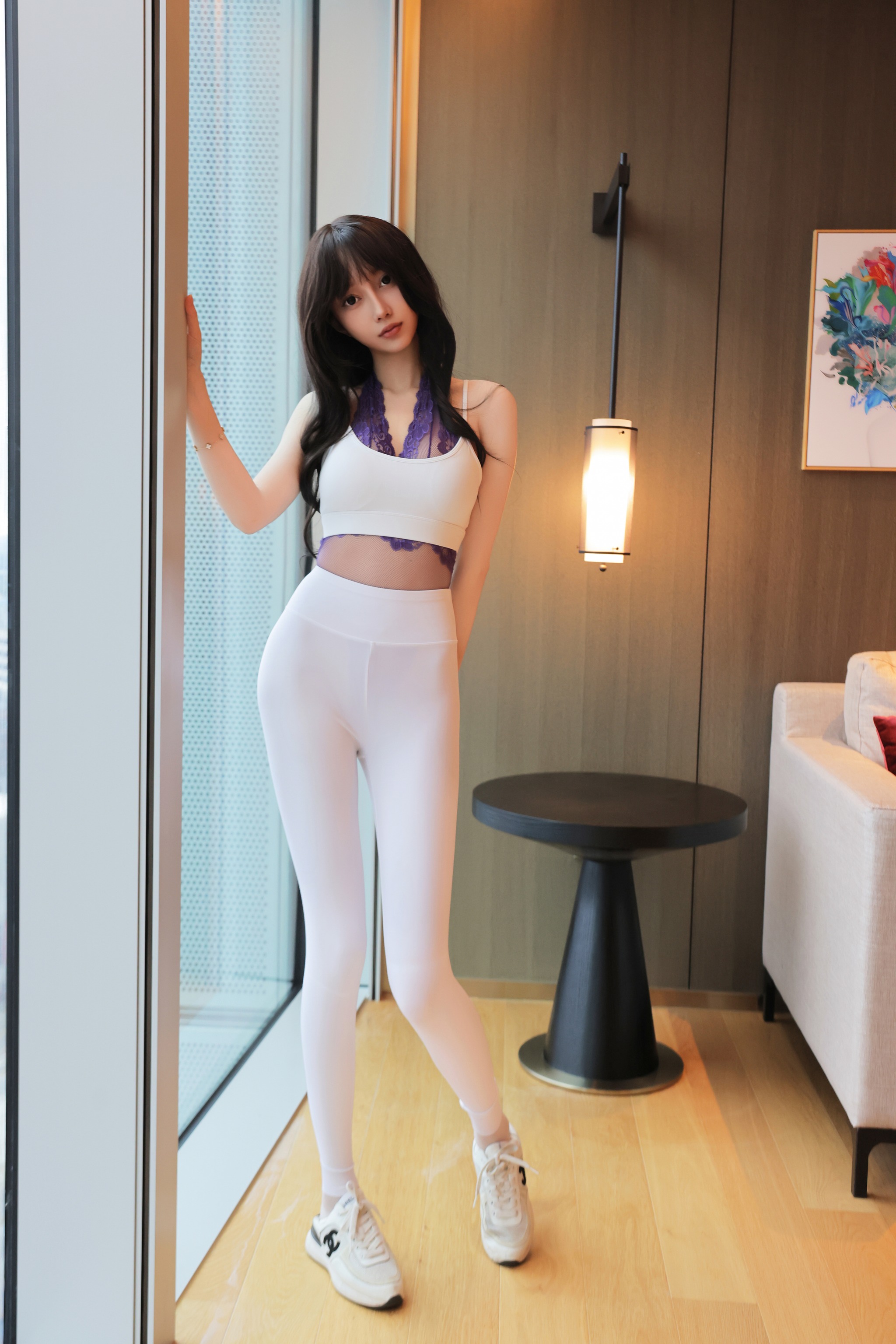 图片[1]-玥儿玥er – NO.003 内部私购 济瑜伽服紫内衣-NO.7570[66P]-XikXak